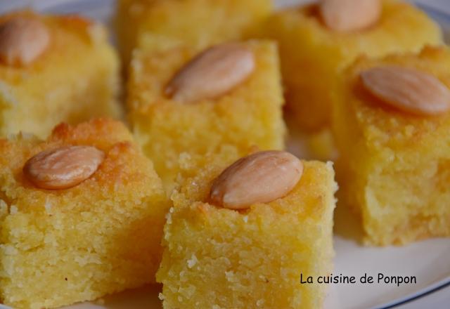 Basboussa aux amandes