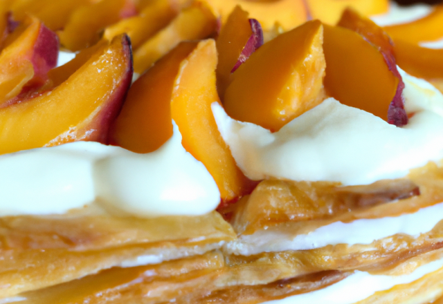 Mille-feuilles d'abricots