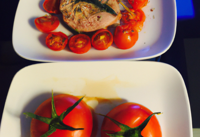 Tomate au thon et au anchois