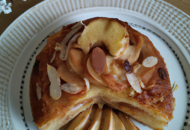 Gâteau aux pommes et aux amandes