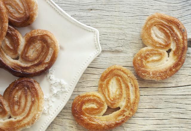 Palmiers maison avec sucre vanillé