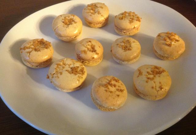 Macarons au pain d'épices et foie gras