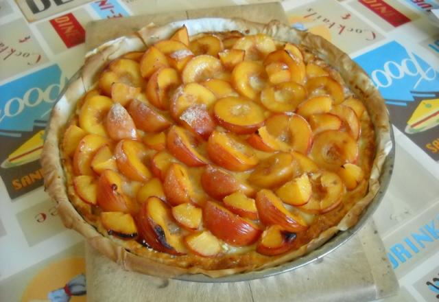 Tarte aux prunes traditionnelle