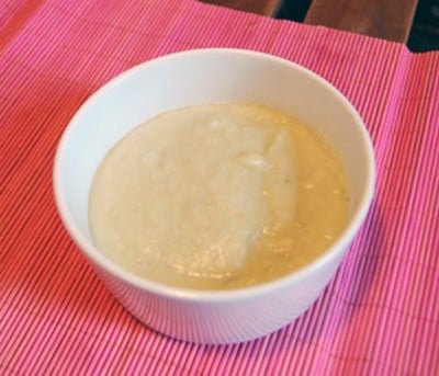 Purée de topinambours