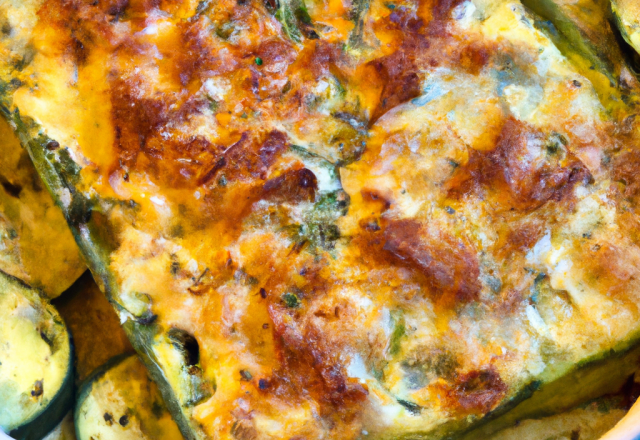 Gratin de courgettes au thon