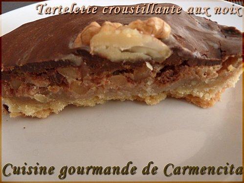 Tartelettes croustillantes aux noix