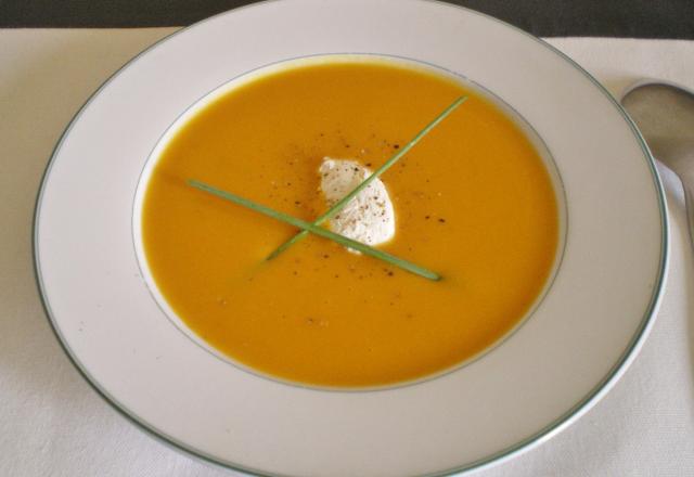 Velouté potimarron et patate douce