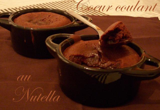 Moelleux au chocolat et cœur de Nutella