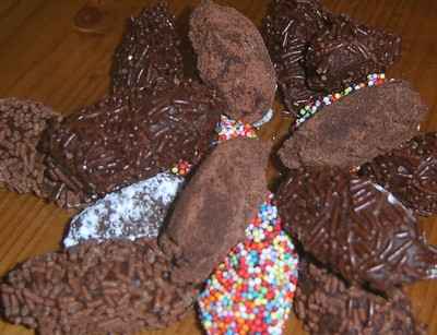 Truffes chocolatées au beurre salé