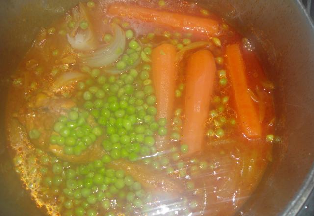 Tajine de petit pois