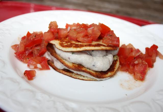 Mille feuille de rillettes de sardine