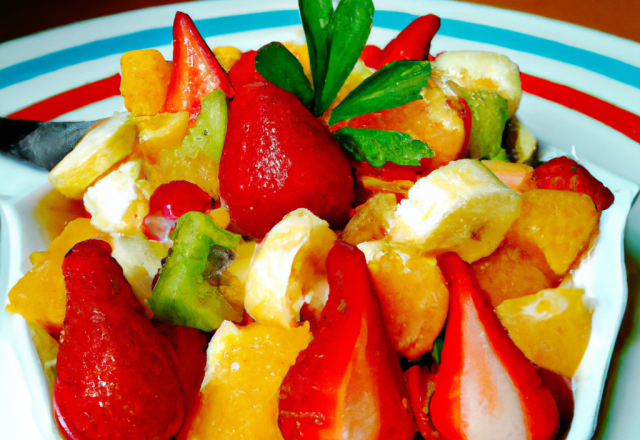 Salade de fruits à la pastèque