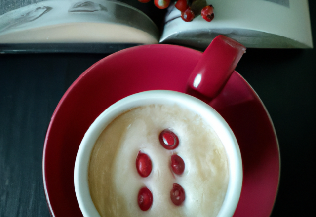 Cappuccino de baies rouges