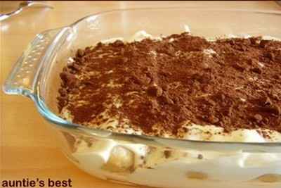 Tiramisu au sucre de canne