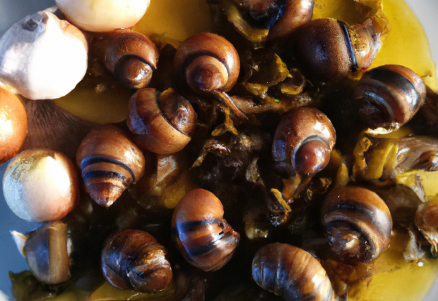 Fricassée d'escargots au cidre et pommes caramélisées