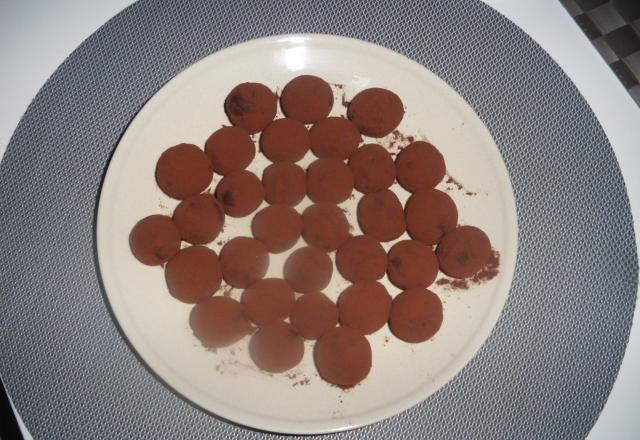 Truffes fondantes au chocolat