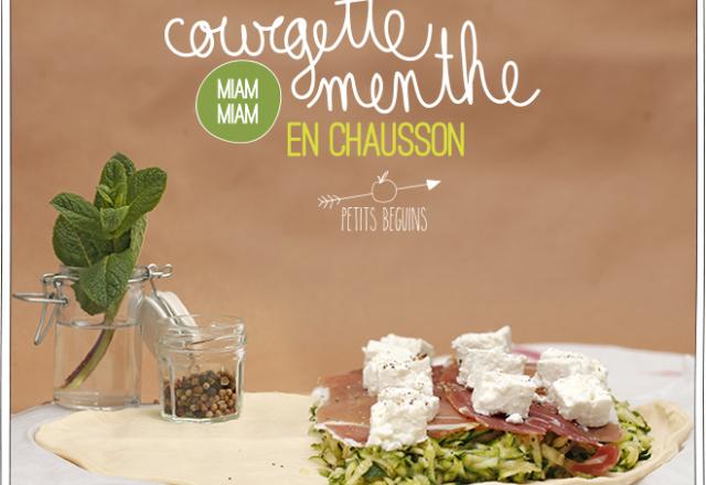 Courgette menthe-en chausson