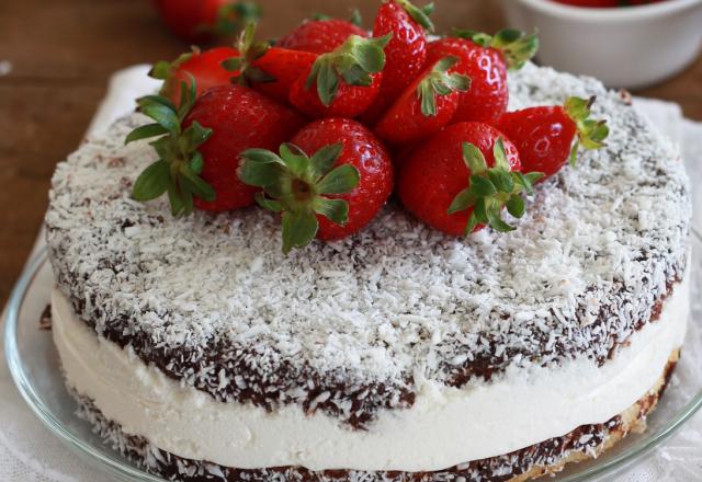 Lamington cake sans gluten