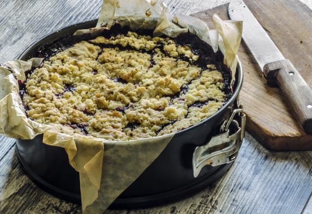 Crumble aux quetsches