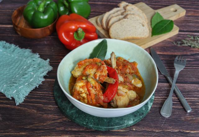 La meilleure façon de faire un poulet basquaise