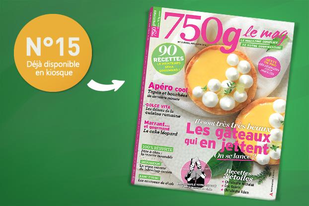 NOUVEAU : 750g le mag n°15 !