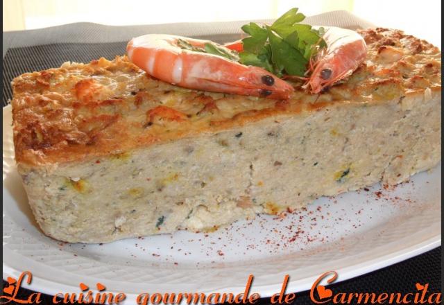 Terrine de lotte aux crevettes