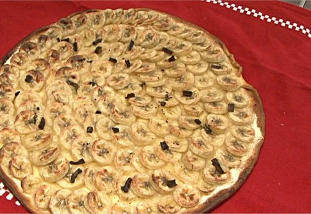 Tarte vanillée à la banane