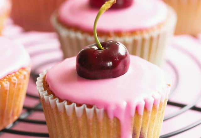 Cupcakes aux cerises