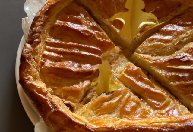 Galette des rois simple à la frangipane