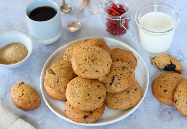 Cookies à la patate douce et chocolat noir (sans beurre)