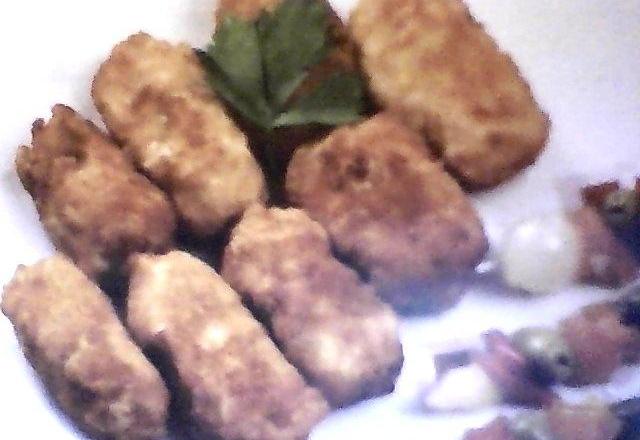 Croquettes de poulet à la béchamel