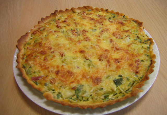 Tarte aux poireaux de grand-mère