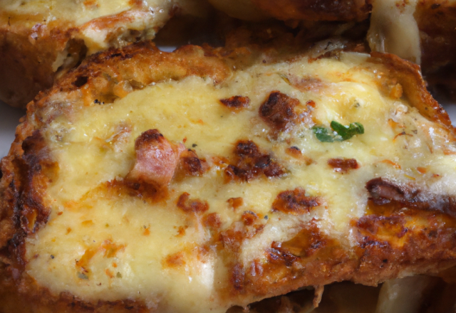 Croques monsieur façon pain perdu