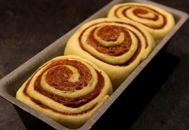 Brioche marbrée au chocolat