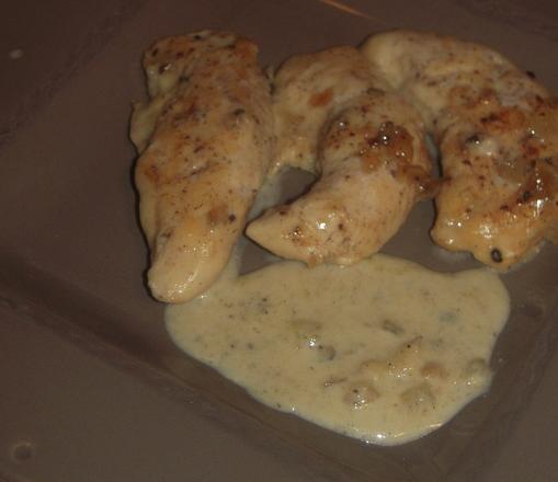 Aiguillettes de poulet à la vanille