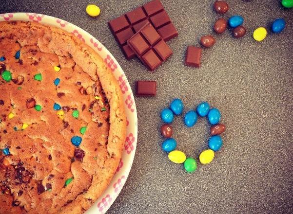 Cookie aux M&M's