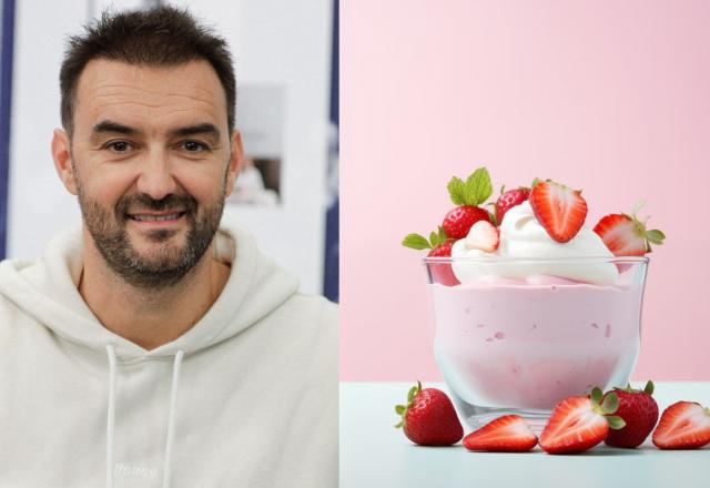 À la fois généreuse et fruitée, Cyril Lignac partage sa recette de crème dessert aux fraises