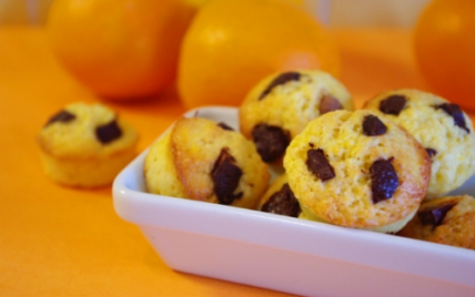 Mini muffins orange/chocolat