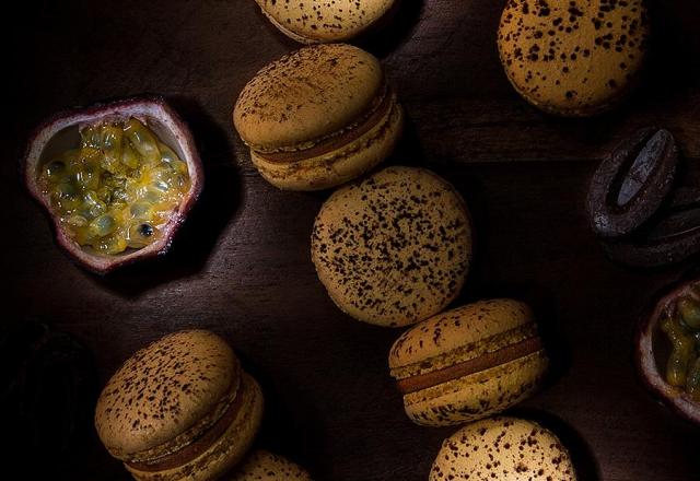 Macarons passion-chocolat