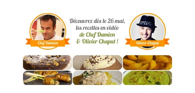 Recettes à 4 mains avec Chef Damien et Olivier Chaput