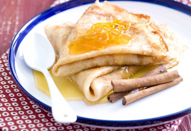 Crêpes 'façon suzette' aux saveurs catalanes