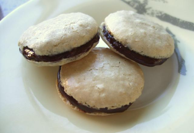 Macarons ganache chocolat-orange