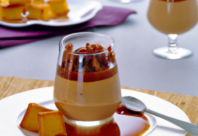 Verrine de marron au sirop d'érable