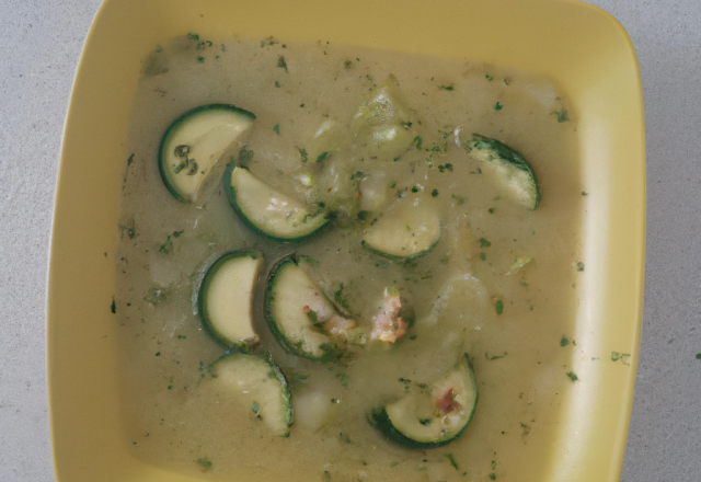 Soupe de courgettes facile