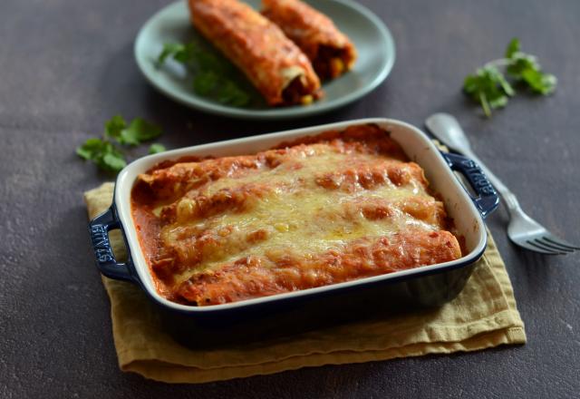 Enchiladas au bœuf