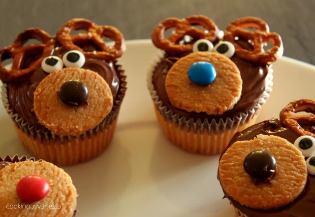 Cupcakes rennes du père Noël