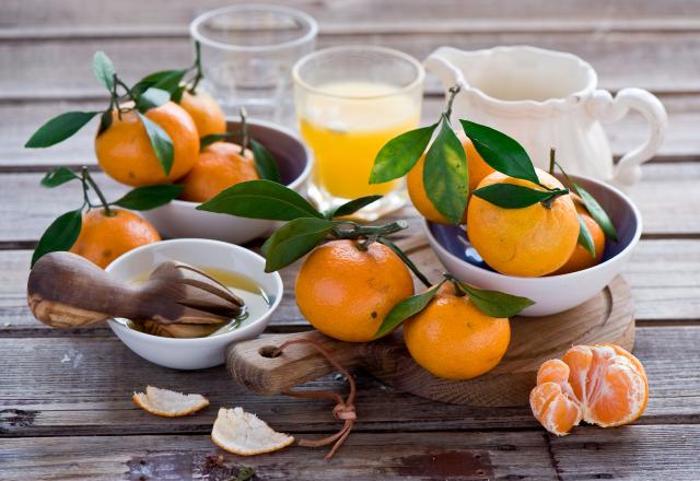 Jus de clémentine de Corse et gingembre