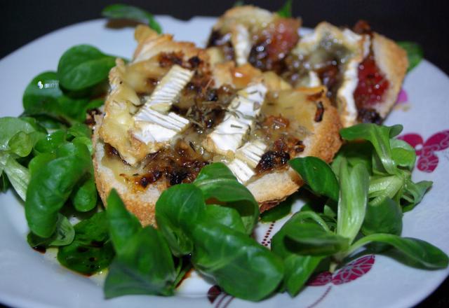 Tartines au camembert