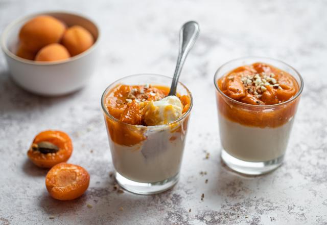 Panna cotta aux abricots rôtis au Cookeo