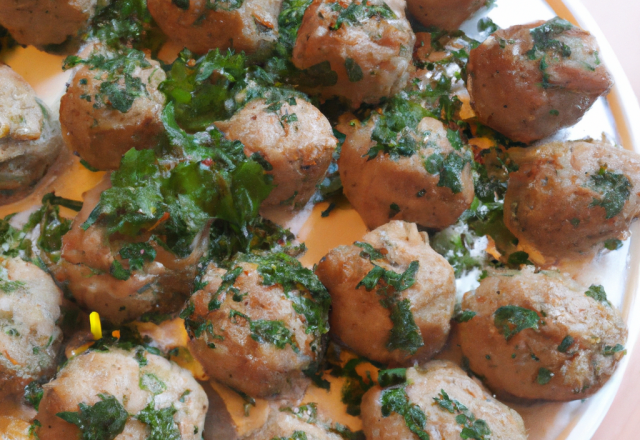 Boulettes de veau aux herbes